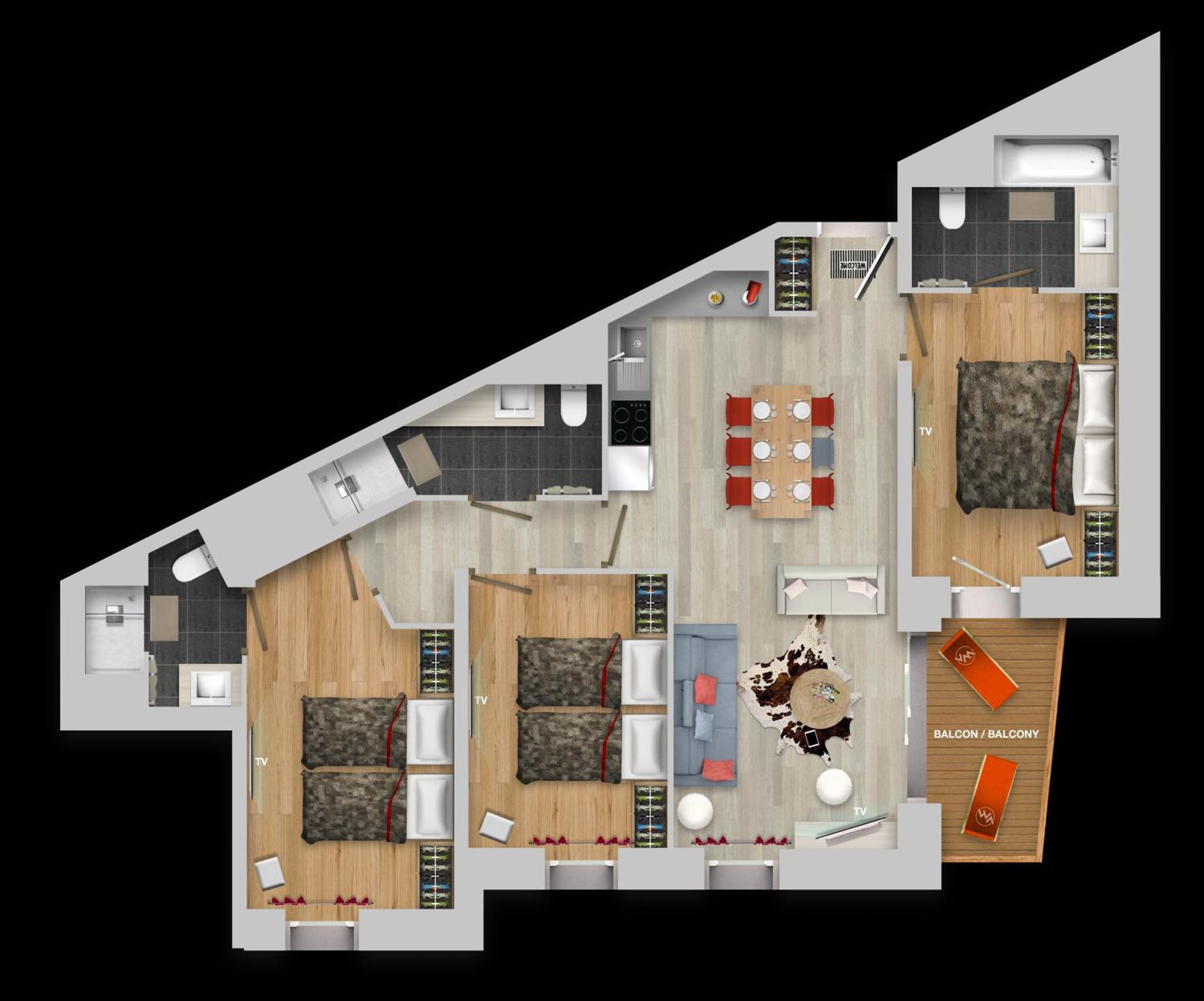 Montana Lodge Val Thorens Kültér fotó